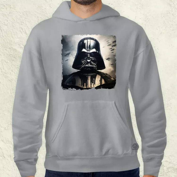 Pareidolia Darth Vader Halálcsillag fantázia v4 férfi pulóver