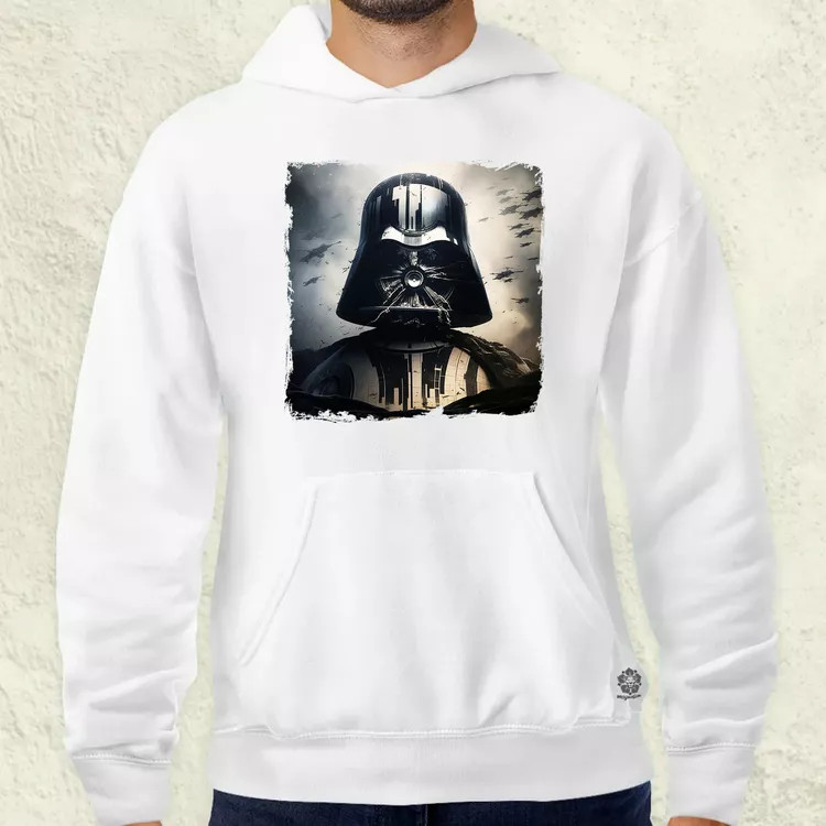 Pareidolia Darth Vader Halálcsillag fantázia v4 férfi pulóver