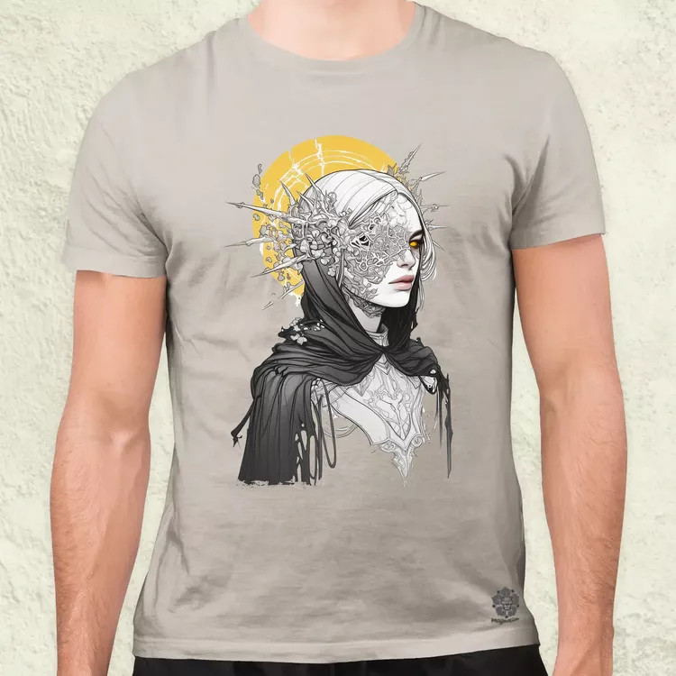 Dark cyberpunk portré v18 férfi póló