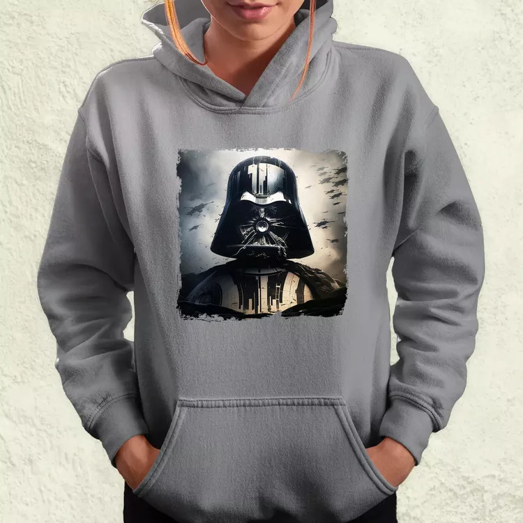 Pareidolia Darth Vader Halálcsillag fantázia v4 női pulóver