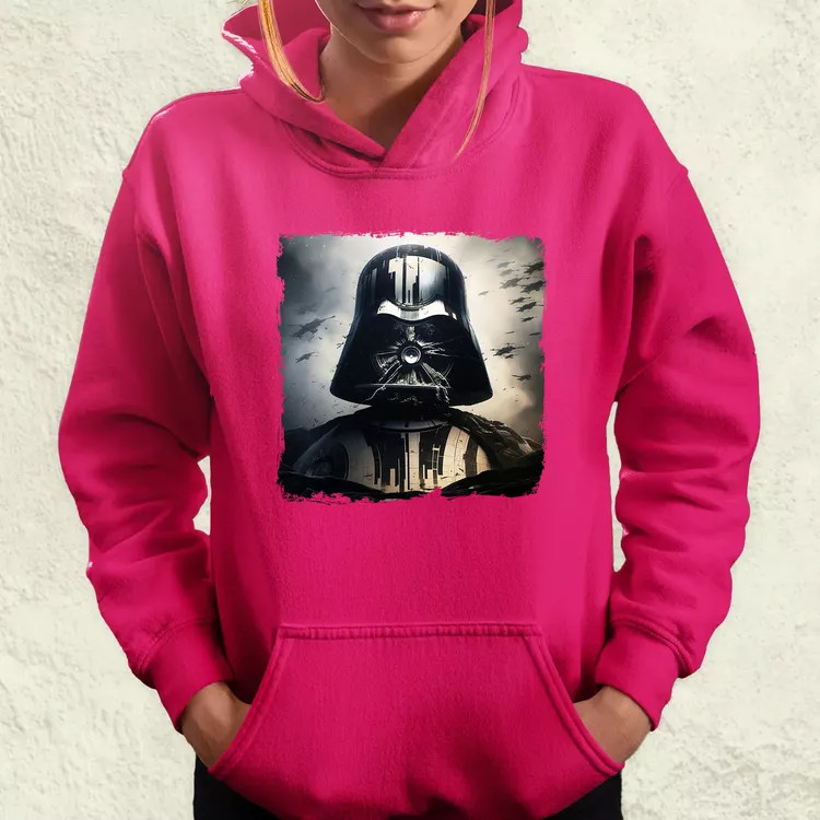Pareidolia Darth Vader Halálcsillag fantázia v4 női pulóver