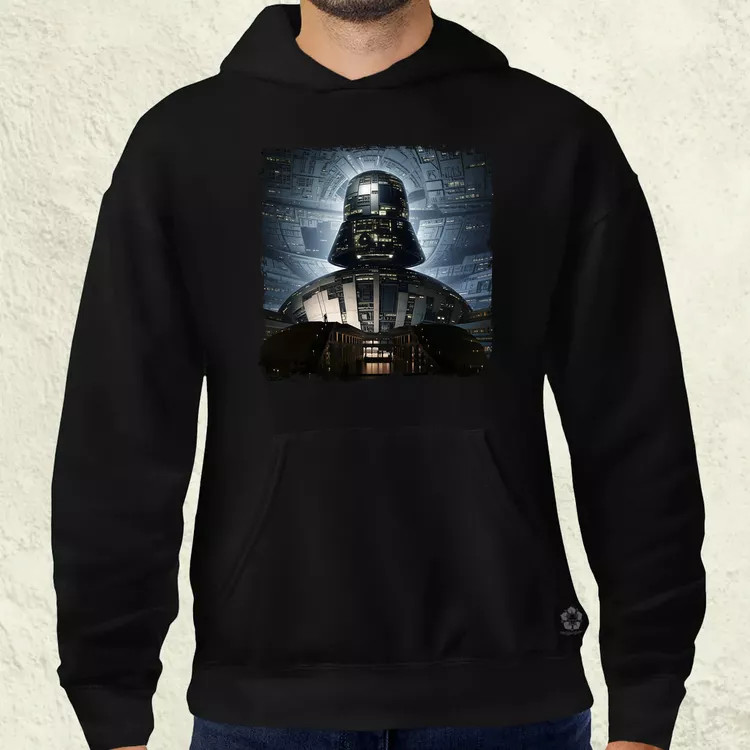 Pareidolia Darth Vader Halálcsillag fantázia v5 férfi pulóver