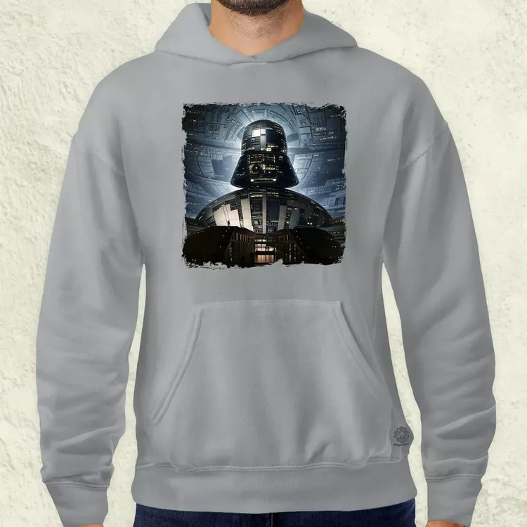 Pareidolia Darth Vader Halálcsillag fantázia v5 férfi pulóver