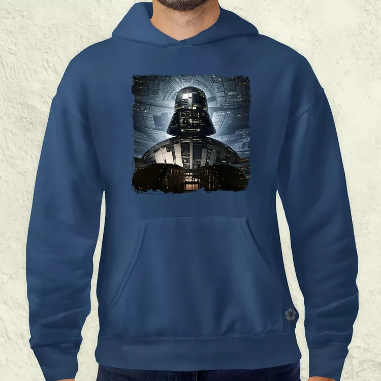 Pareidolia Darth Vader Halálcsillag fantázia v5 férfi pulóver