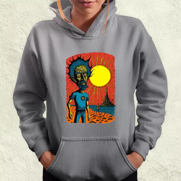 Basil Wolverton fanart v2 női pulóver