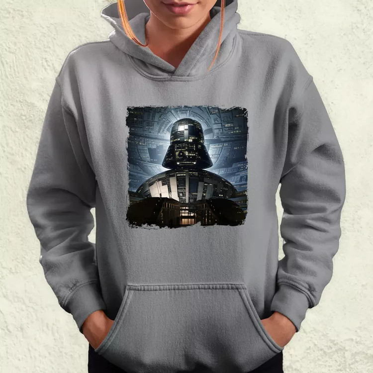 Pareidolia Darth Vader Halálcsillag fantázia v5 női pulóver