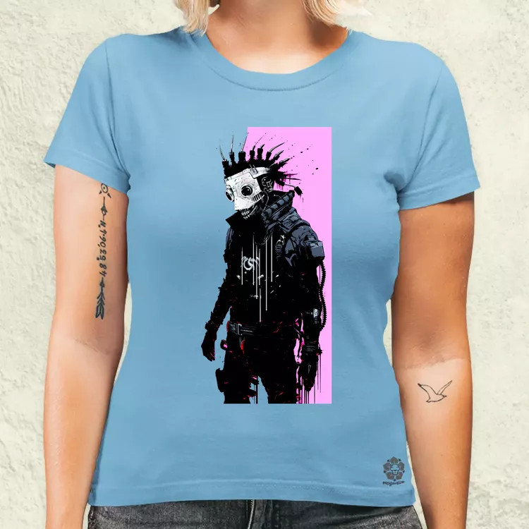 Kiborg srác v1 női póló