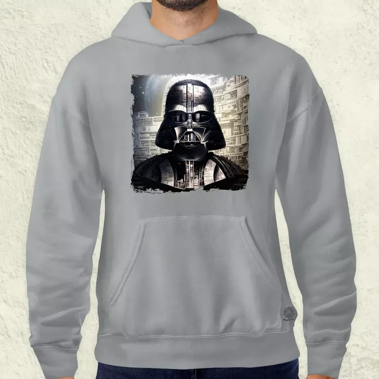 Pareidolia Darth Vader Halálcsillag fantázia v6 férfi pulóver