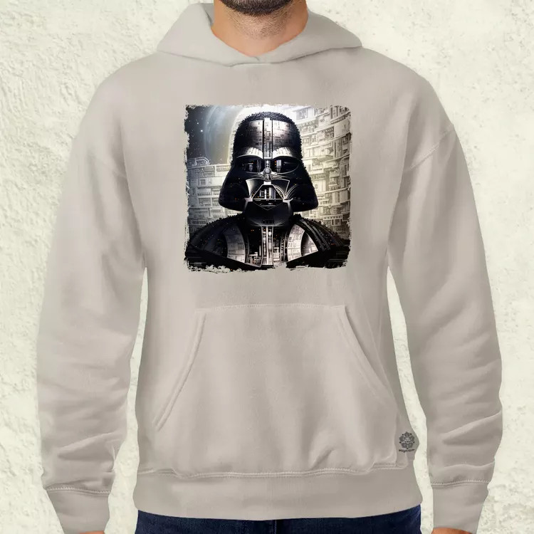 Pareidolia Darth Vader Halálcsillag fantázia v6 férfi pulóver