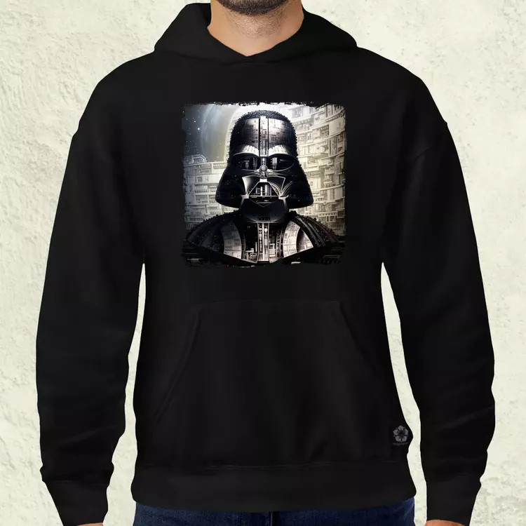 Pareidolia Darth Vader Halálcsillag fantázia v6 férfi pulóver