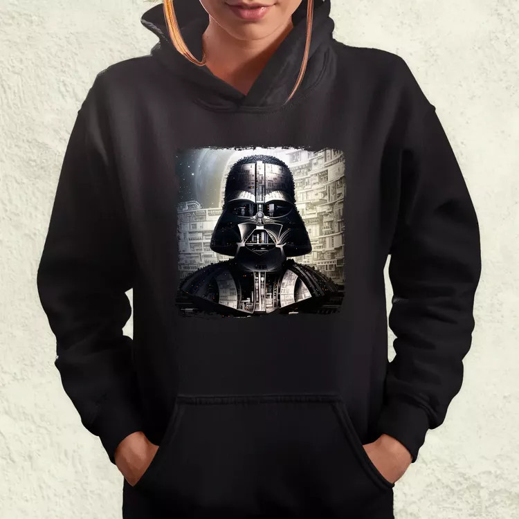 Pareidolia Darth Vader Halálcsillag fantázia v6 női pulóver