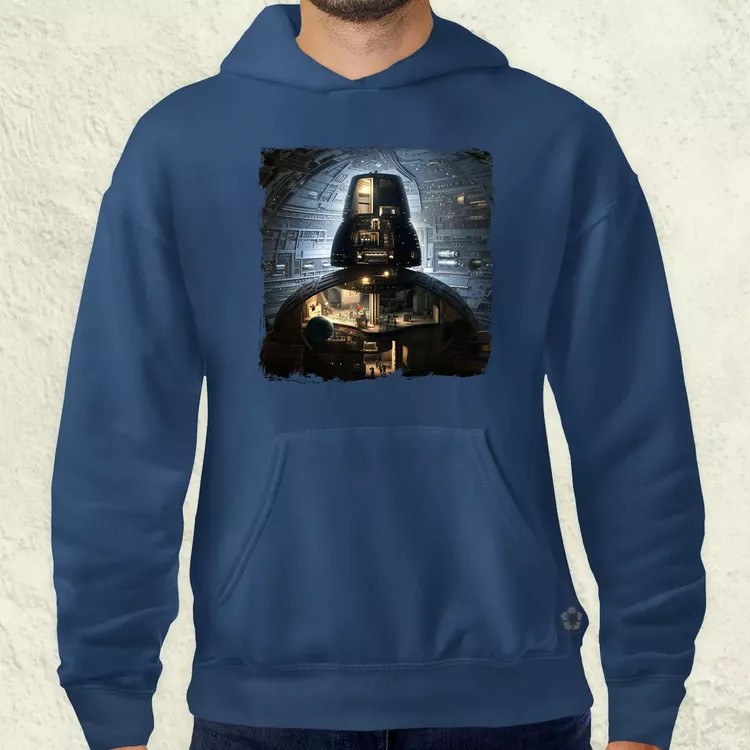 Pareidolia Darth Vader Halálcsillag fantázia v7 férfi pulóver