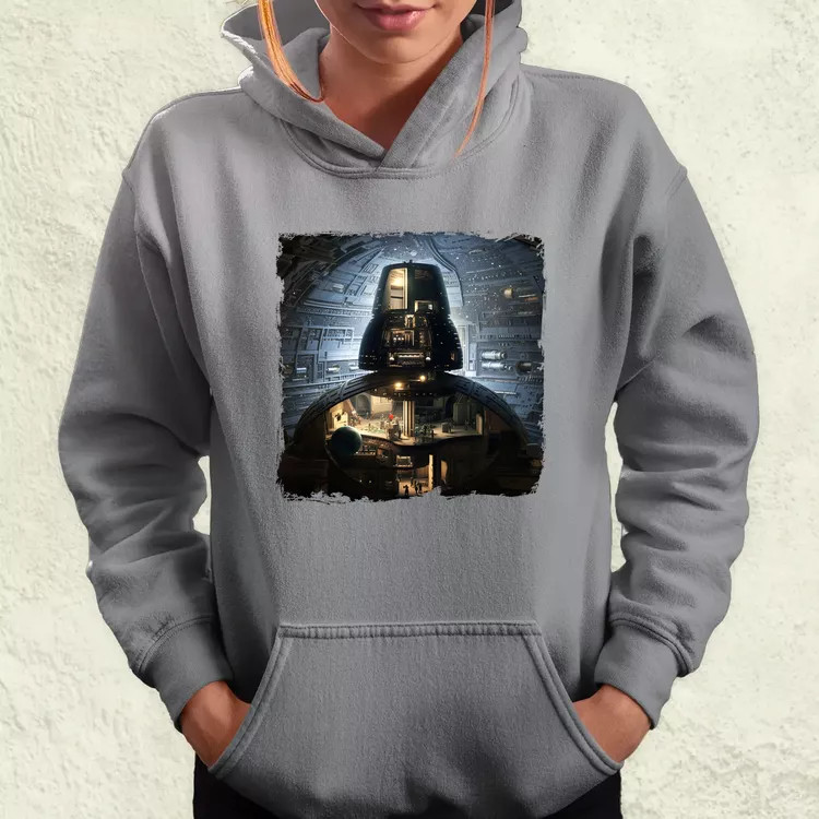 Pareidolia Darth Vader Halálcsillag fantázia v7 női pulóver