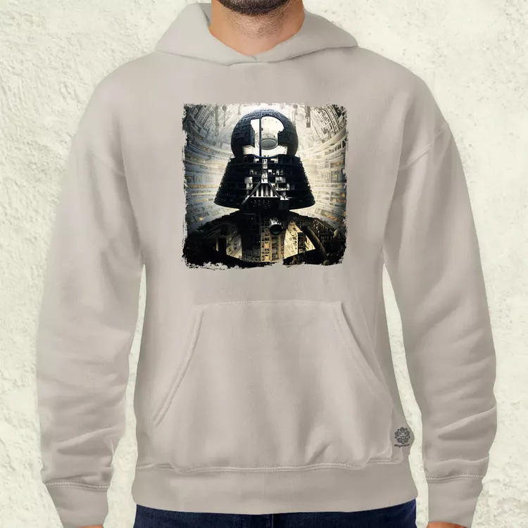 Pareidolia Darth Vader Halálcsillag fantázia v8 férfi pulóver