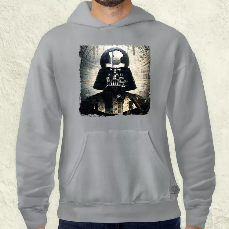 Pareidolia Darth Vader Halálcsillag fantázia v8 férfi pulóver