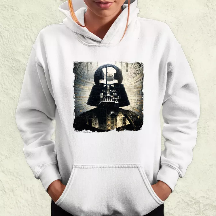 Pareidolia Darth Vader Halálcsillag fantázia v8 női pulóver
