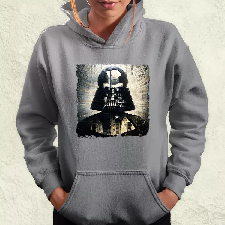 Pareidolia Darth Vader Halálcsillag fantázia v8 női pulóver