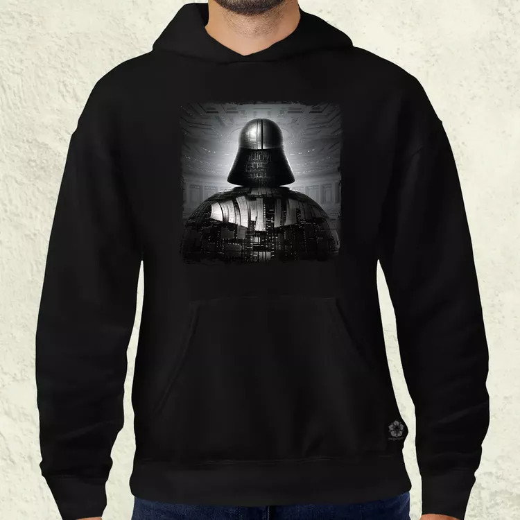 Pareidolia Darth Vader Halálcsillag fantázia v9 férfi pulóver