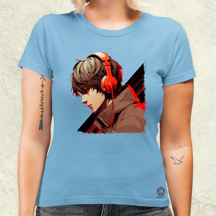 Minimalista Cyberpunk srác v2 női póló