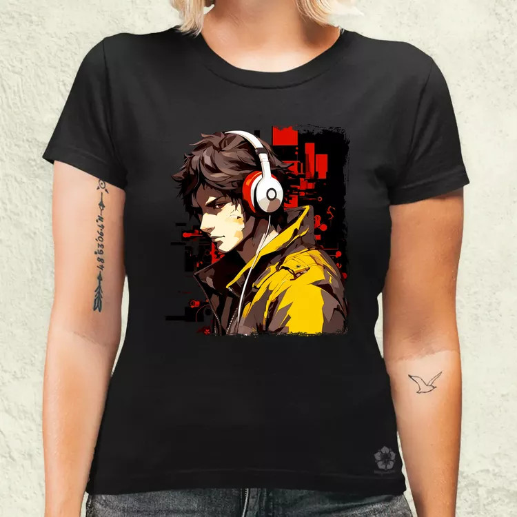 Minimalista Cyberpunk srác v3 női póló