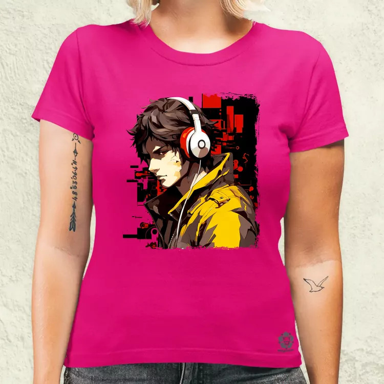Minimalista Cyberpunk srác v3 női póló