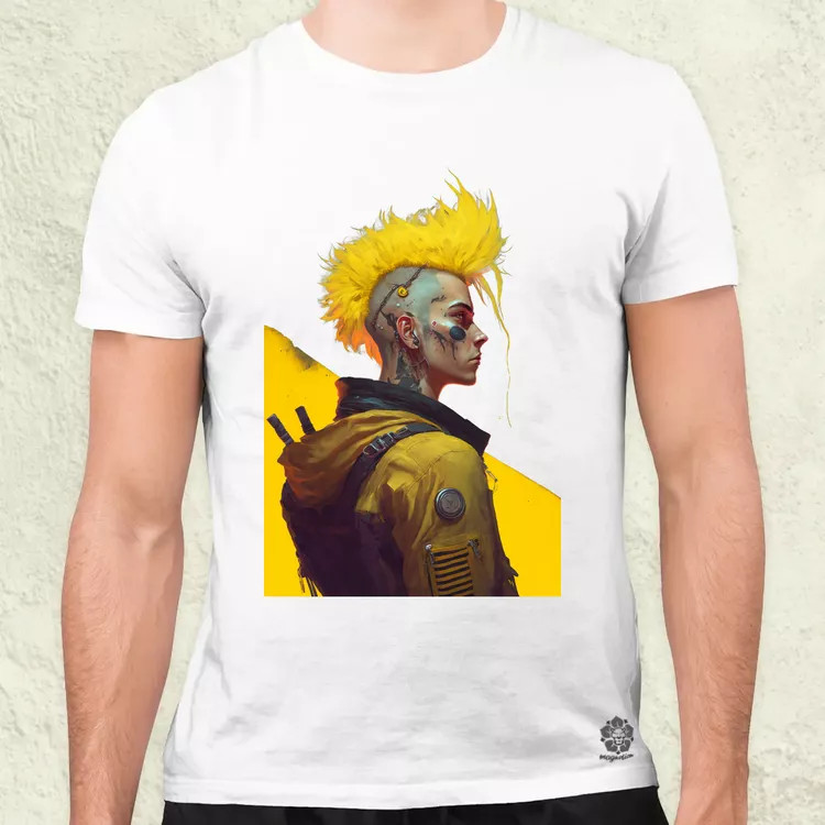Yellowpunk férfi v1 férfi póló