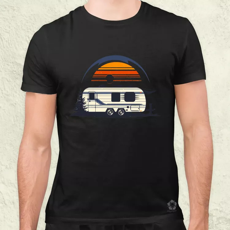 Camper minimál v1 férfi póló
