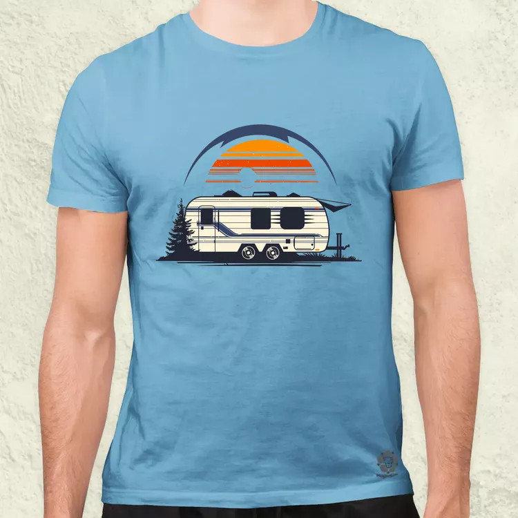 Camper minimál v1 férfi póló
