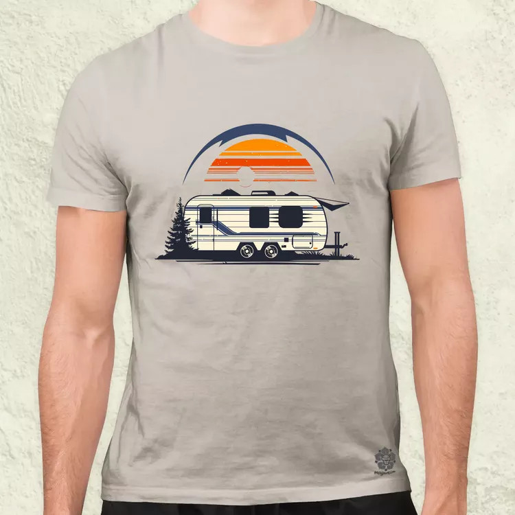 Camper minimál v1 férfi póló