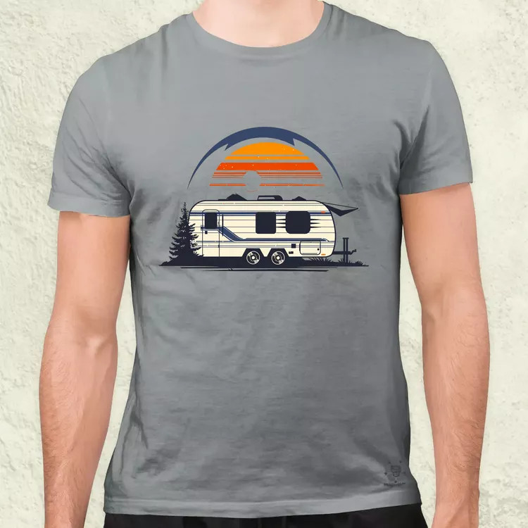 Camper minimál v1 férfi póló