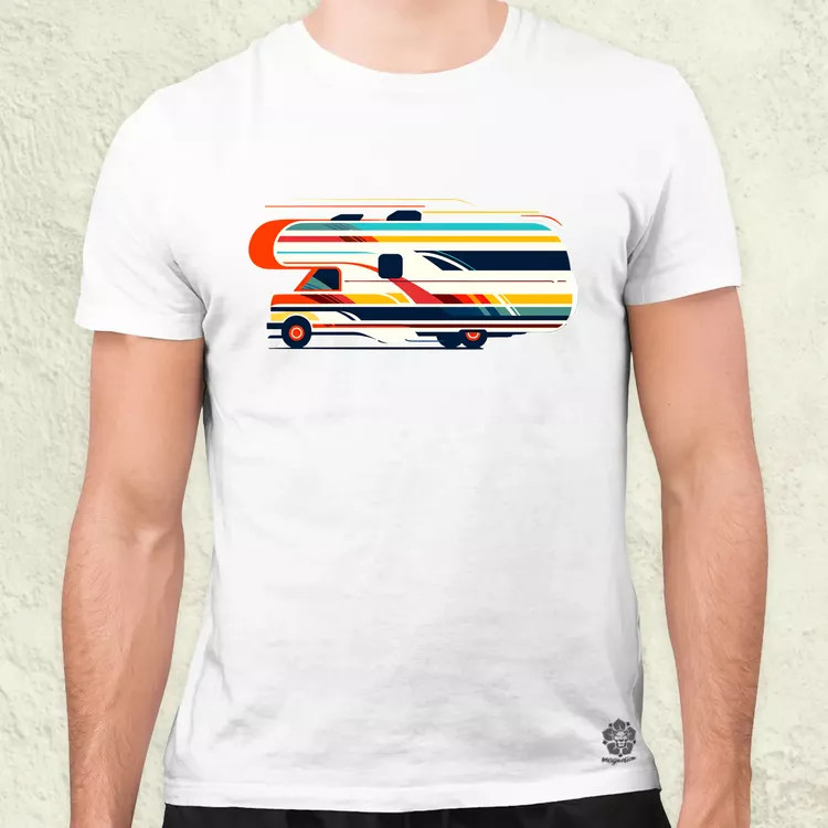 Camper minimál v2 férfi póló