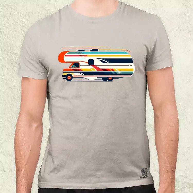 Camper minimál v2 férfi póló