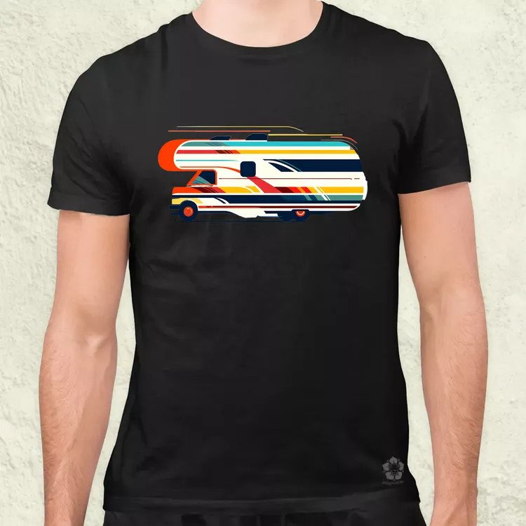 Camper minimál v2 férfi póló