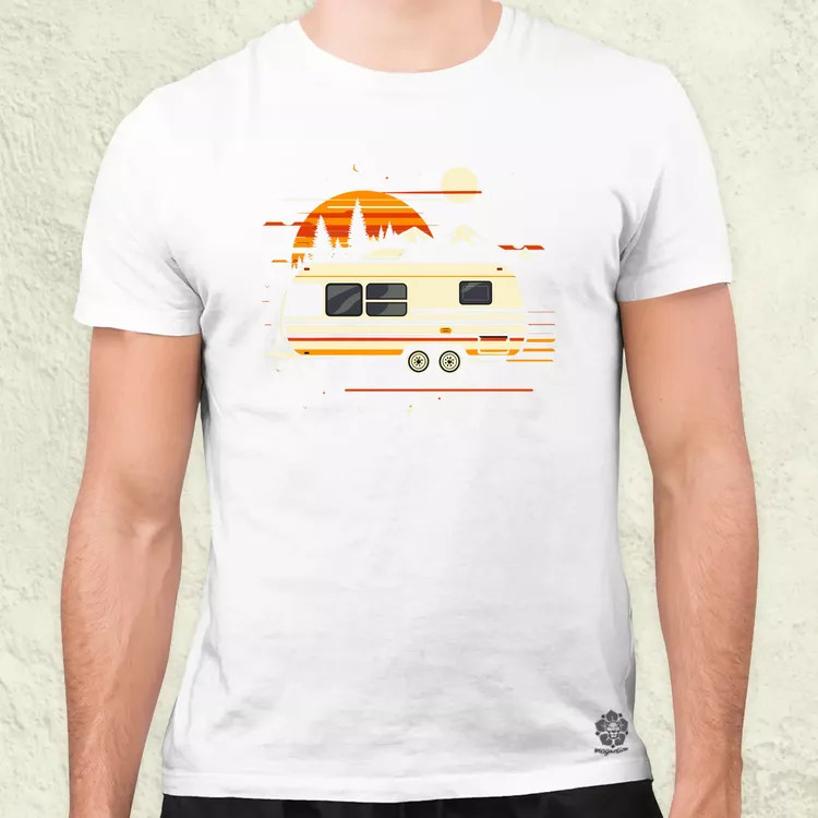 Camper minimál v3 férfi póló
