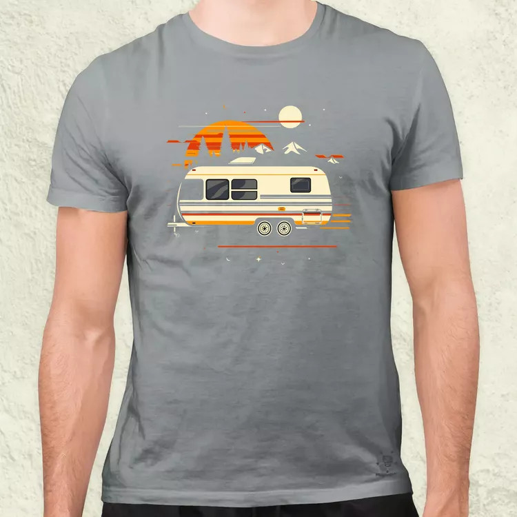 Camper minimál v3 férfi póló