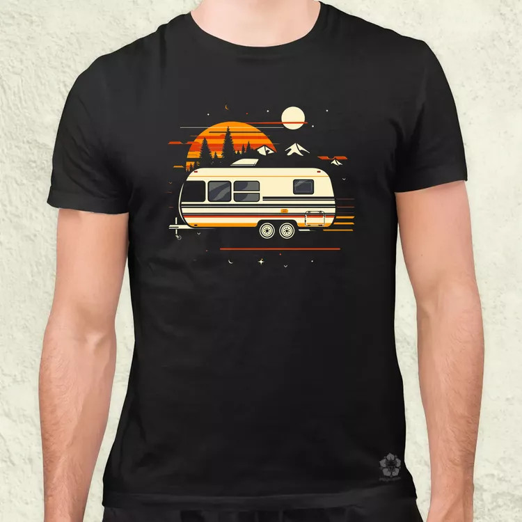 Camper minimál v3 férfi póló