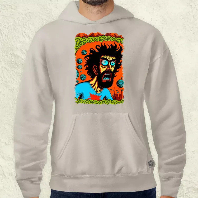 Basil Wolverton fanart v3 férfi pulóver
