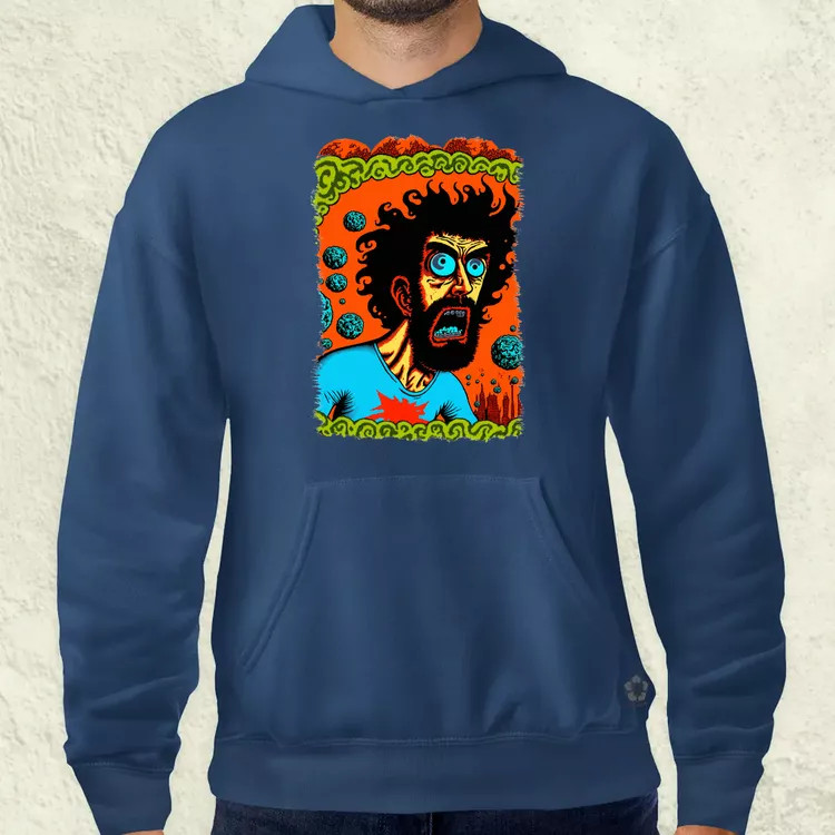 Basil Wolverton fanart v3 férfi pulóver