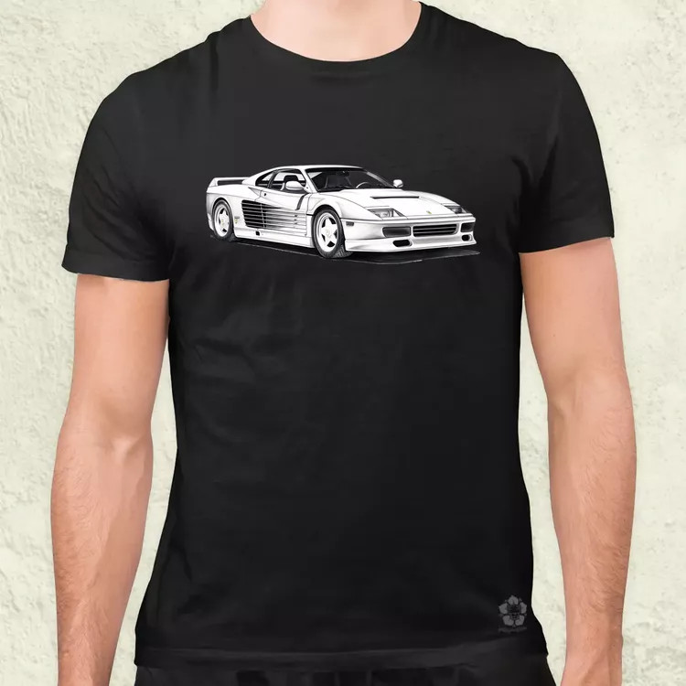 Ferrari Testarossa v1 férfi póló
