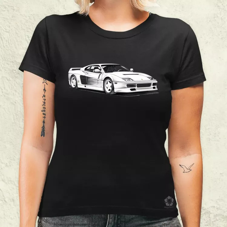Ferrari Testarossa v1 női póló