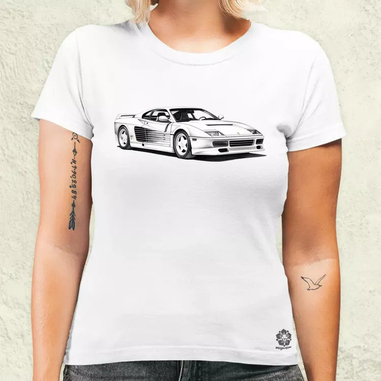 Ferrari Testarossa v1 női póló