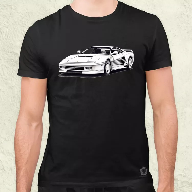 Ferrari Testarossa v3 férfi póló