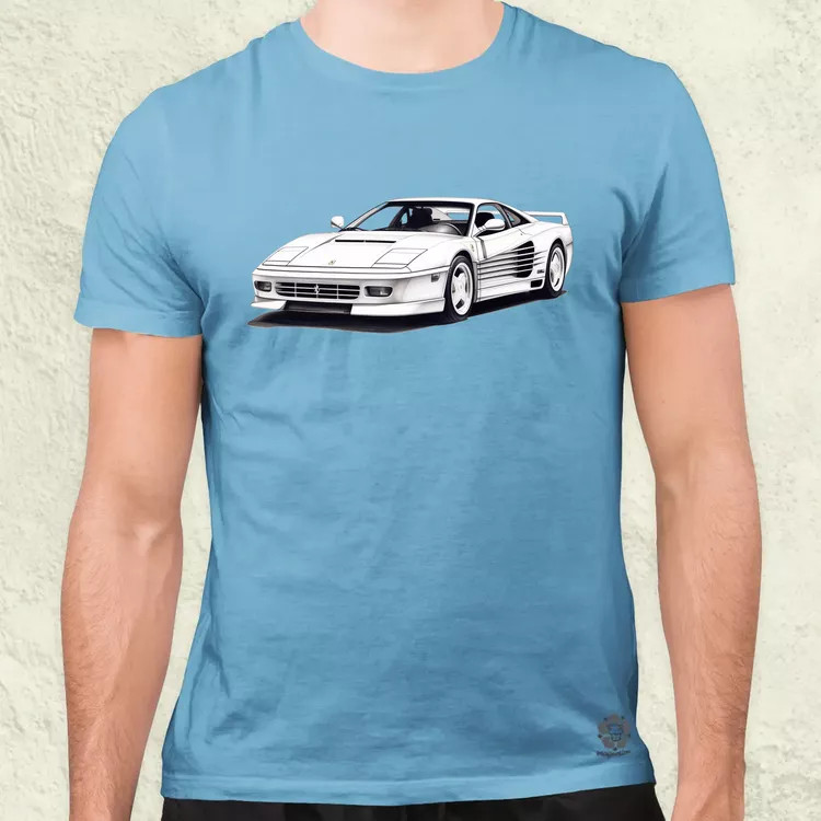 Ferrari Testarossa v3 férfi póló