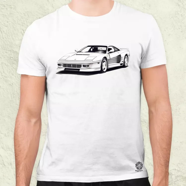 Ferrari Testarossa v3 férfi póló