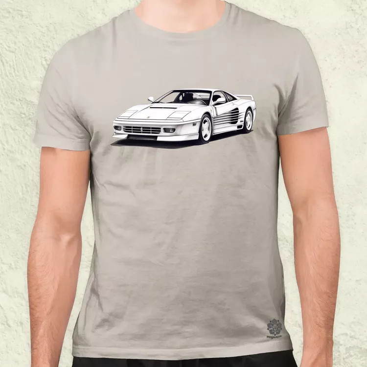 Ferrari Testarossa v3 férfi póló