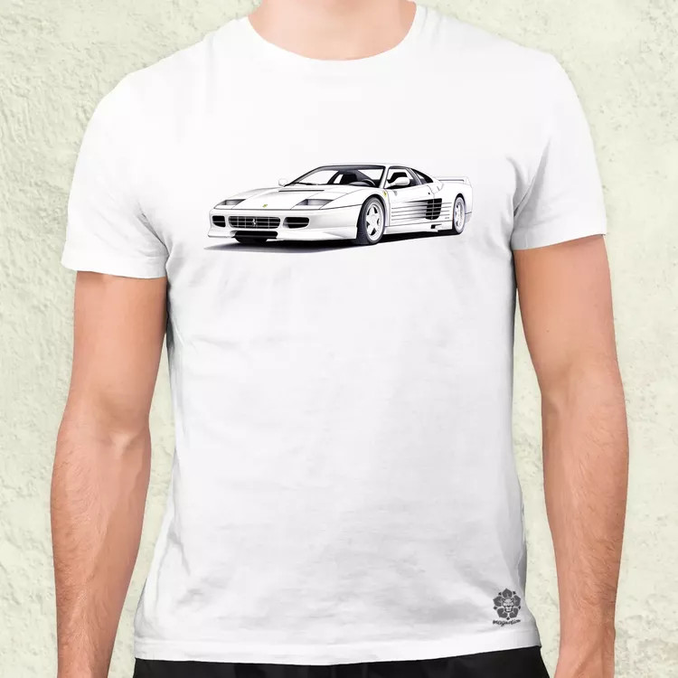 Ferrari Testarossa v4 férfi póló