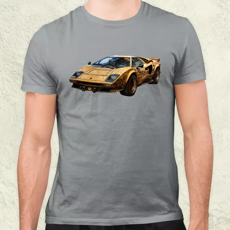 Lamborghini Countach koncept v1 férfi póló