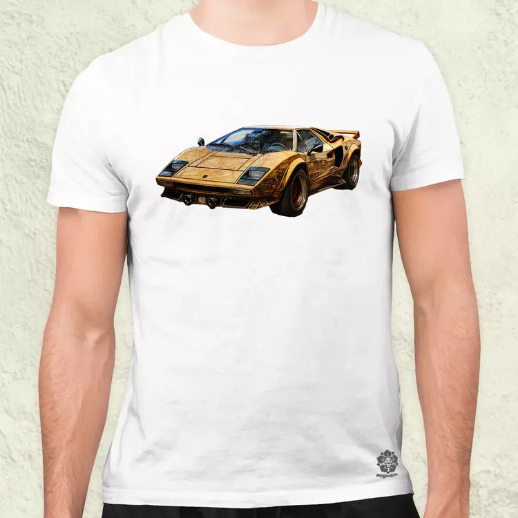 Lamborghini Countach koncept v1 férfi póló