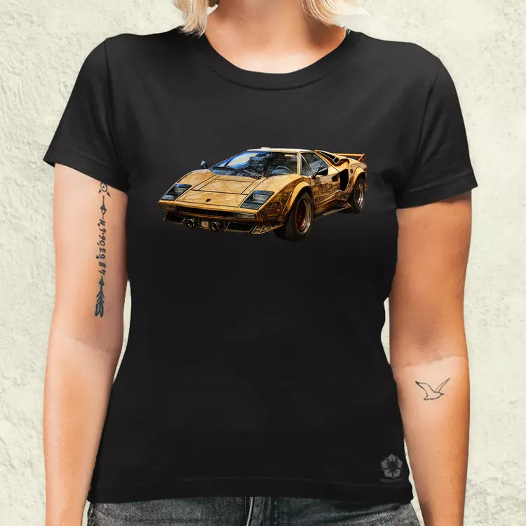 Lamborghini Countach koncept v1 női póló