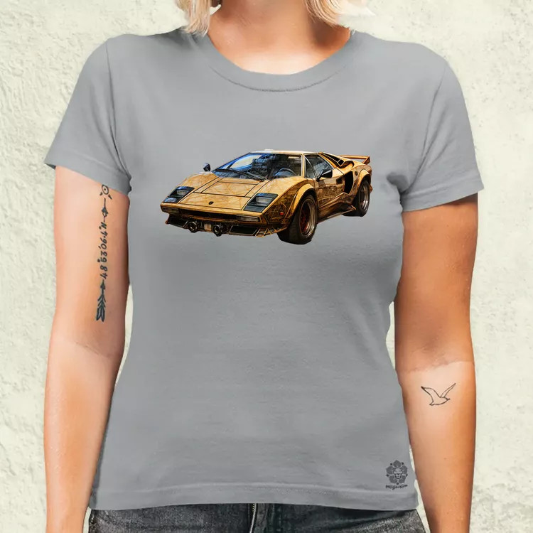 Lamborghini Countach koncept v1 női póló